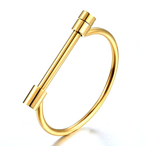 D Shape Bar Bangle