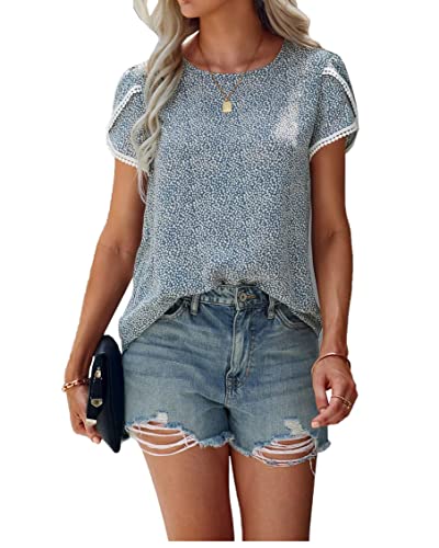 Crochet Short Sleeve Blouse