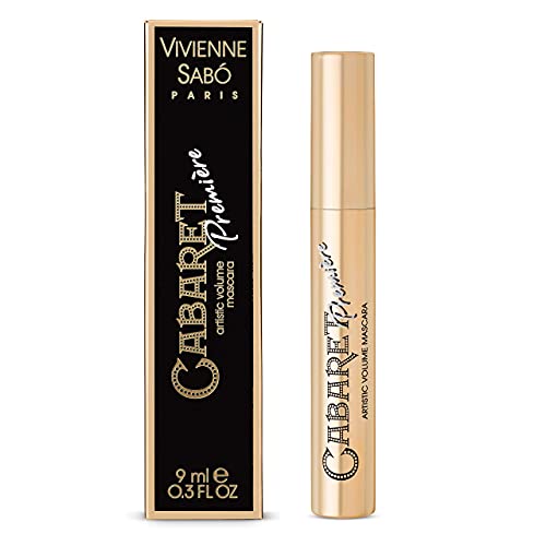 Cabaret Lash-Lengthening Black Mascara, Perfectly Defined Lashes, Vivienne Sabó, Made in Europe, Cruelty Free