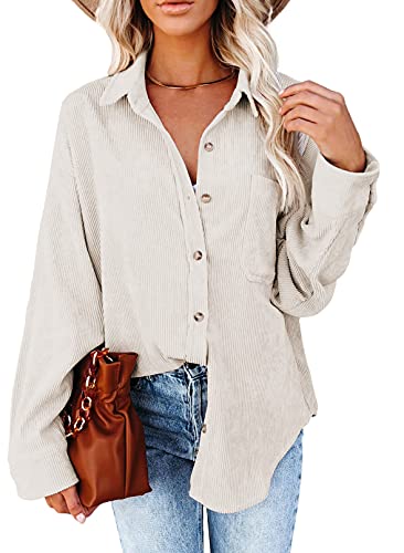 Corduroy Tunic Blouse