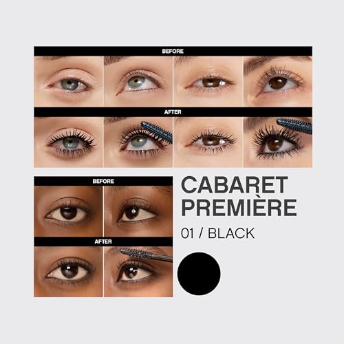 Cabaret Lash-Lengthening Black Mascara, Perfectly Defined Lashes, Vivienne Sabó, Made in Europe, Cruelty Free