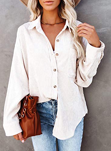 Corduroy Tunic Blouse