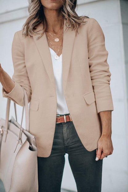 Casual Blazer Open Front