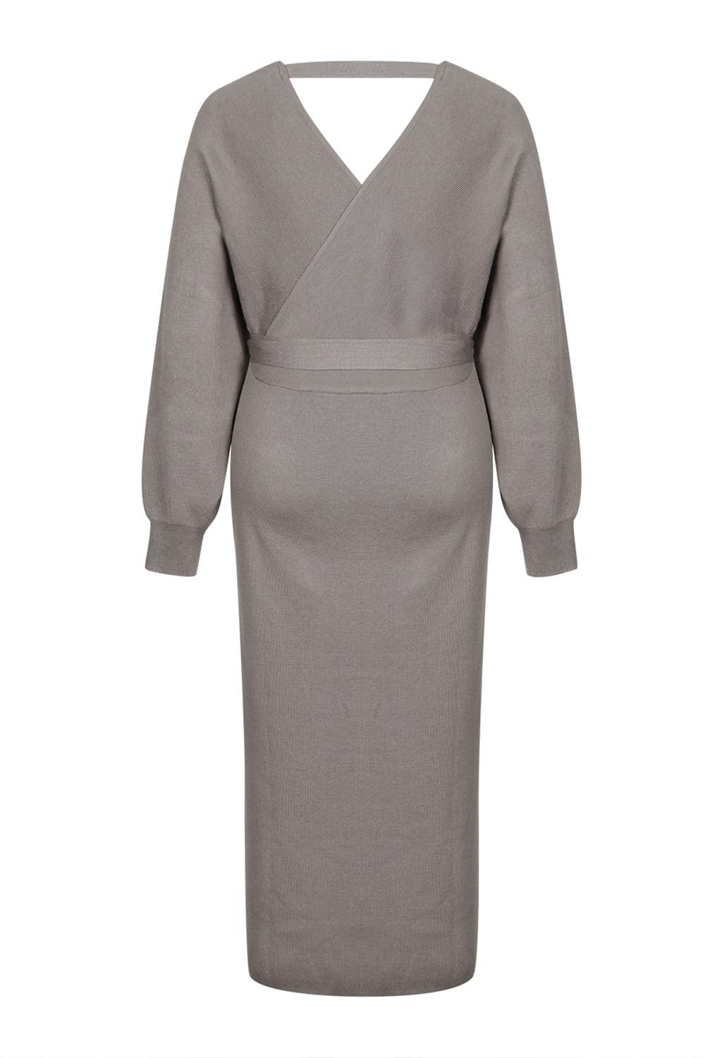 Bodycon Belted Wrap Dress