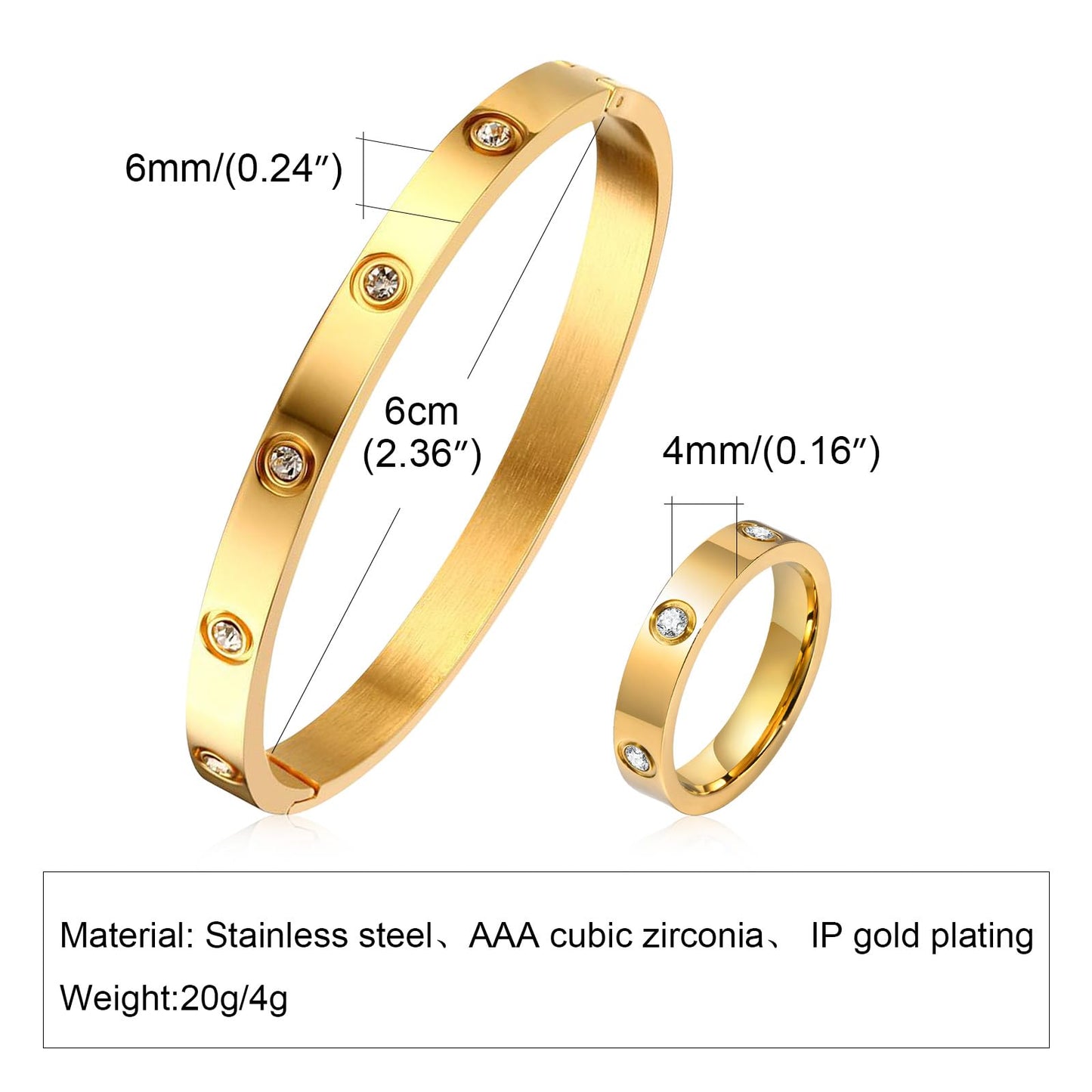 Bracelet and Ring Designer Set