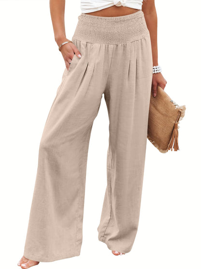 Linen Palazzo Pants