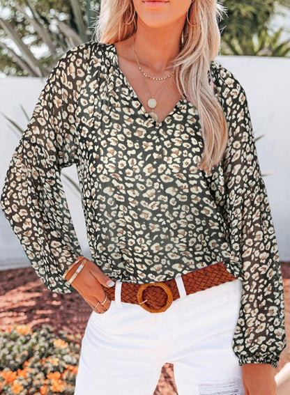 Boho Blouse V Neck