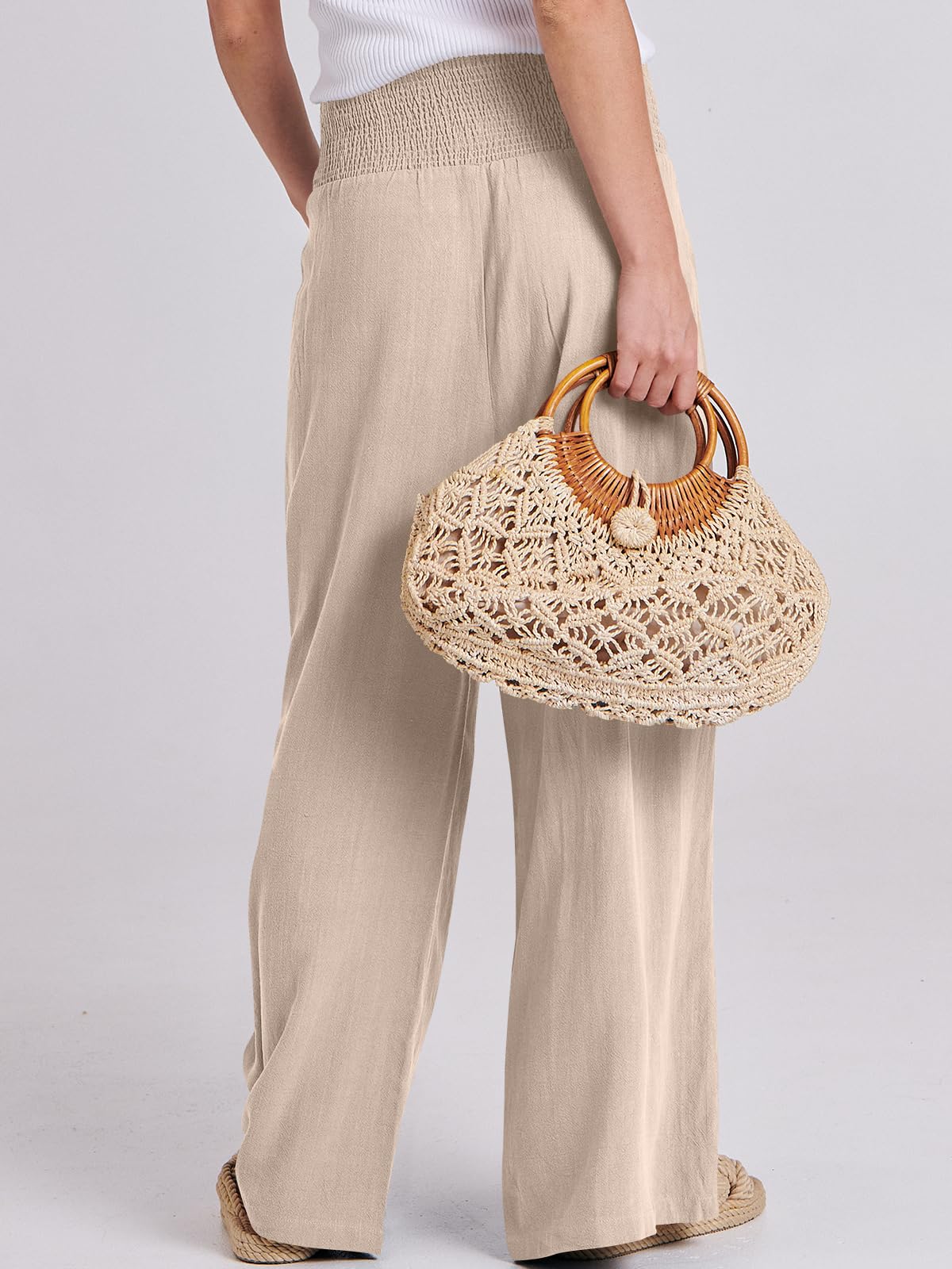 Linen Palazzo Pants