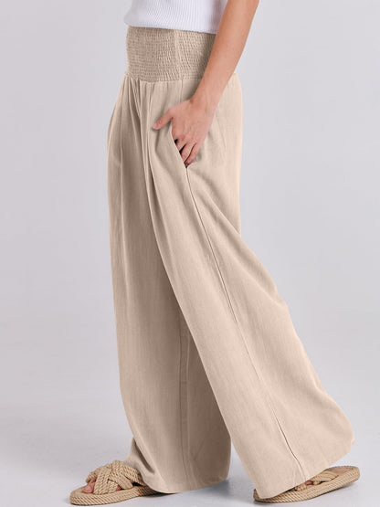 Linen Palazzo Pants