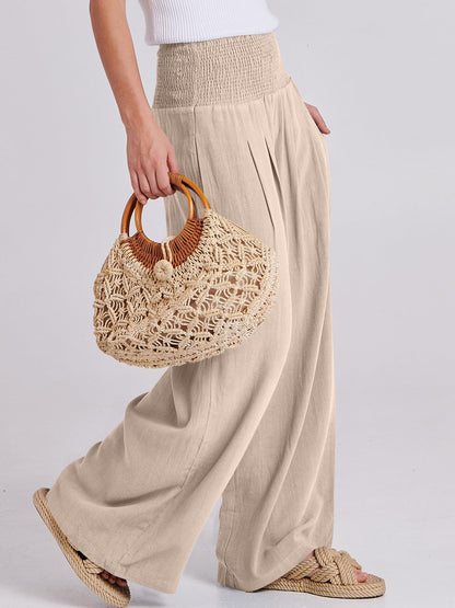 Linen Palazzo Pants