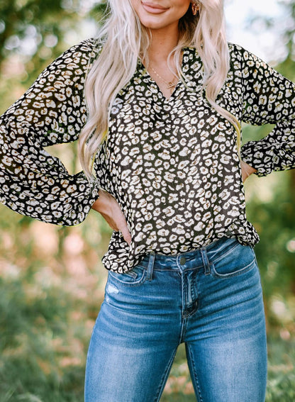 Boho Blouse V Neck