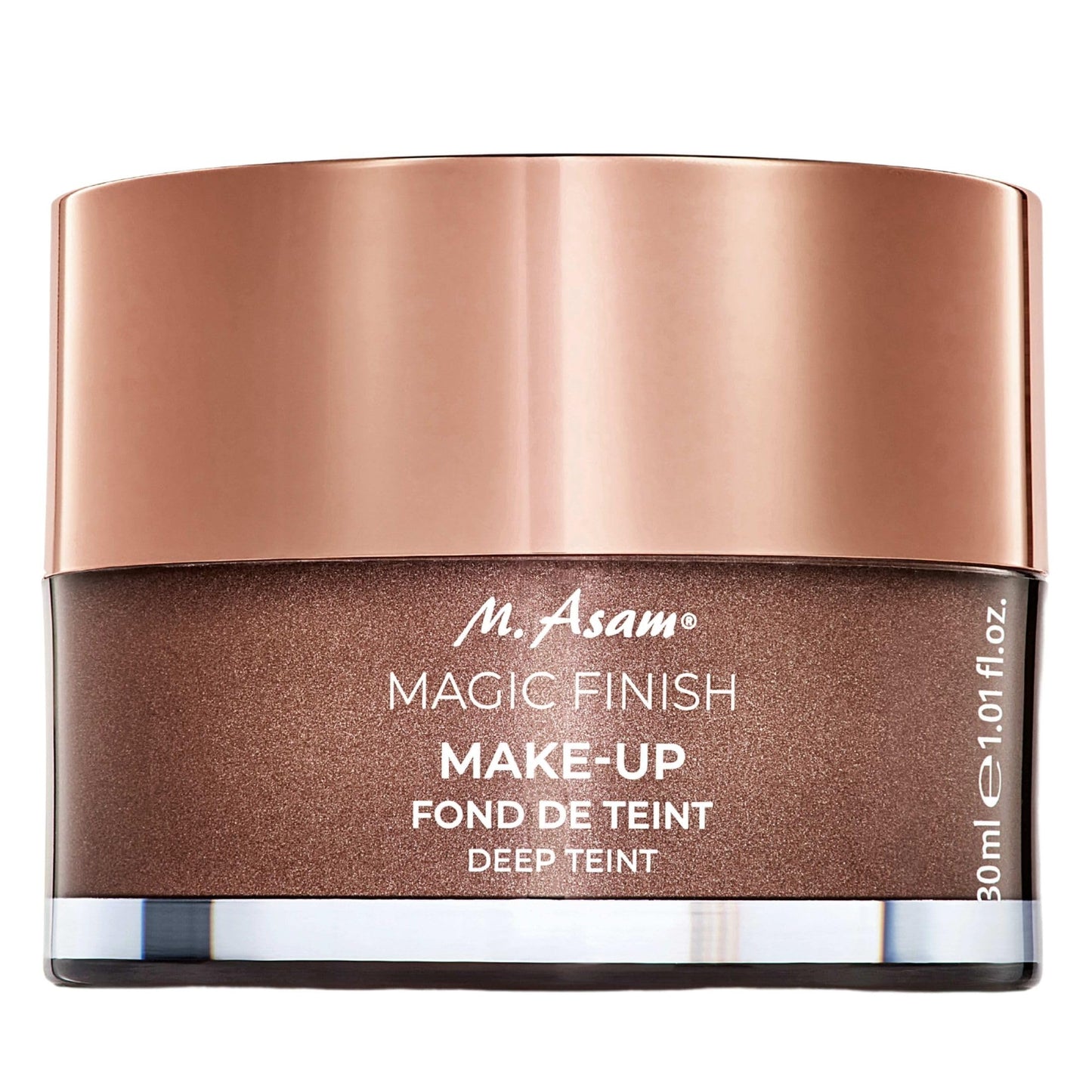 M. Asam Magic Finish Deep Teint Make-Up Mousse (1.01 Fl Oz) – 4in1 Primer, Foundation, Concealer & Powder With Buildable Coverage, Hides Redness And Dark Spots, Vegan, For Deeper Skin Tones